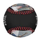 Balle De Baseball Meilleur Bonus Papa Memento Baseball (Dos)