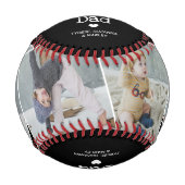 Balle De Baseball Meilleur Bonus Papa Memento Baseball (Devant)