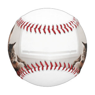 Balle De Baseball Meilleur Chat Maman : Custom Mother's Day Photo de