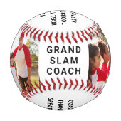 Balle De Baseball Meilleur Coach jamais photo (Dos)
