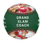 Balle De Baseball Meilleur Coach photo vert (Devant)