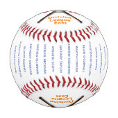 Balle De Baseball Meilleur entraîneur de l'équipe de basball personn (Devant)