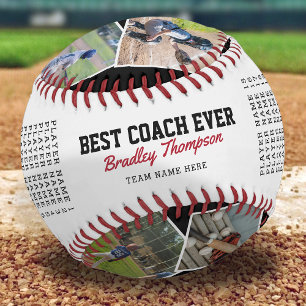 Balle De Baseball Meilleur entraîneur de tous les temps Noms d'équip