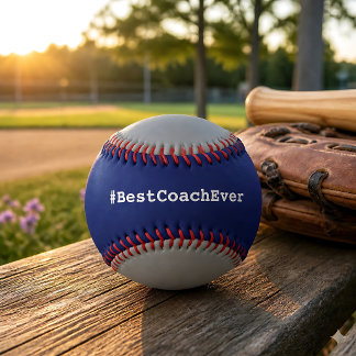 Balle De Baseball Meilleur entraîneur Hashtag de tous les temps