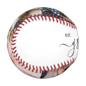 Balle De Baseball Meilleur Grand-Père Jamais ! Baseball Fête des pèr (Devant Gauche)