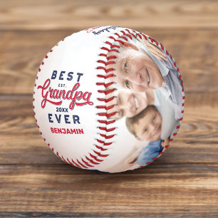 Balle De Baseball Meilleur Grand-Père Photos et monographies d'ann
