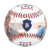 Balle De Baseball Meilleur Grand-Père | Photos et monographies d'ann (Devant)