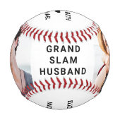 Balle De Baseball Meilleur Mari Jamais Photo (Dos)