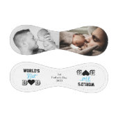 Balle De Baseball Meilleur message moderne DAD au monde (Panneaux)