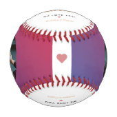 Balle De Baseball Meilleur papa (Devant)