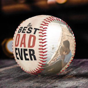 Balle De Baseball Meilleur Papa Aquarelle Fête des Pères 2 Collage d