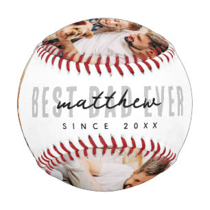 Balle De Baseball Meilleur Papa Depuis 20XX Moderne Simple Prépa