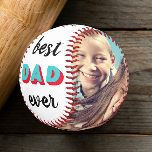Balle De Baseball Meilleur Papa du Monde Photo