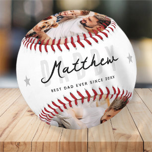 Balle De Baseball Meilleur papa Jamais Athlétisme moderne 3 Fête des
