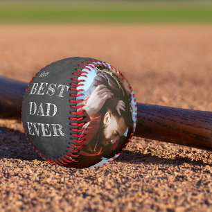 Balle De Baseball Meilleur papa jamais Fête des pères 2 photos gardi