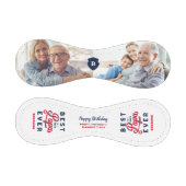 Balle De Baseball Meilleur Papa jamais | Joyeuses photos et monograp (Panneaux)