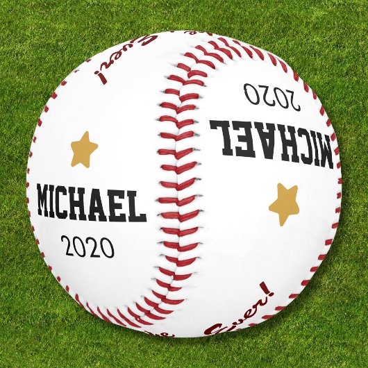 Balle De Baseball Meilleur papa Jamais Père's Day Champion Nom