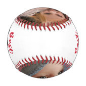 Balle De Baseball Meilleur papa jamais photo (Dos)