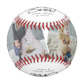 Balle De Baseball Meilleur Papa Jamais Photo Baseball (Devant)