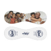 Balle De Baseball Meilleur Papa Jamais Photo Nom Monogrammé (Panneaux)