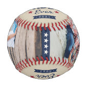 Balle De Baseball Meilleur papa jamais | Photo personnalisée (Devant)