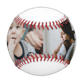 Balle De Baseball Meilleur papa Jamais Script Fête des pères 4 Photo (Devant)