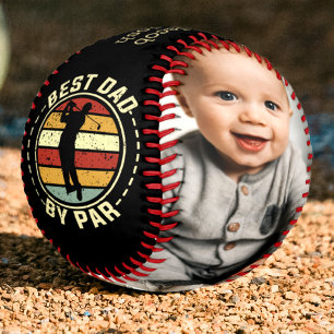 Balle De Baseball Meilleur papa par Par Photo personnalisée