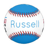 Balle De Baseball Meilleur Père Jamais Nous Vous Aimons Papa (Dos)