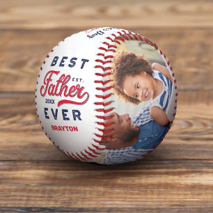 Balle De Baseball Meilleur Père jamais Photos et monogrammes de Fê