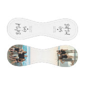 Balle De Baseball meilleur père jamais Script 2x photo (Panneaux)