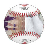 Balle De Baseball Meilleur Père Stepdad Jour 2 Photo Collage (Devant)