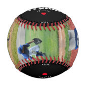 Balle De Baseball Meilleur Pitcher Ever 3 photo Collage Journée des (Devant)