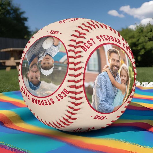 Balle De Baseball Meilleur Stepdad Ever 4 Photos Fête des Pères