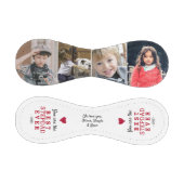 Balle De Baseball Meilleur Stepdad Heart 4 Photo Collage  (Panneaux)