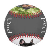 Balle De Baseball Meilleure définition de papa 2 Photo Fun Grey (Dos)