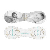 Balle De Baseball Meilleure maman Gold Botanic Script 2 Photo (Panneaux)