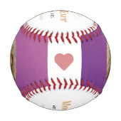 Balle De Baseball Meilleure maman jamais (Dos)