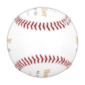 Balle De Baseball Meilleure maman jamais (Devant)