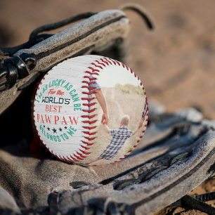 Balle De Baseball Meilleure Pawpaw Photos de famille personnalisée