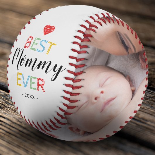 Balle De Baseball Meilleure photo cadeau de maman Ever Baseball