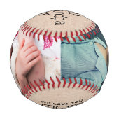 Balle De Baseball Meilleure photo de Grand-Père (Devant)