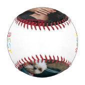 Balle De Baseball Meilleure photo Valentine Ever (Dos)