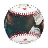 Balle De Baseball Meilleure photo Valentine Ever (Devant)