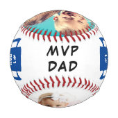 Balle De Baseball Meilleures photos de papa (Dos)