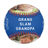 Balle De Baseball Meilleures photos grand-père Bleu (Dos)