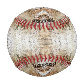 Balle De Baseball Merci Coach Cool Rustic BASEBALL Cadeaux Coach (Dos)