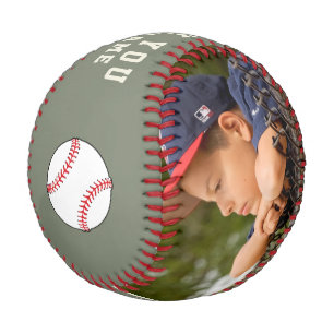 Balle De Baseball Merci Équipe de coach Nom Numéro Photo