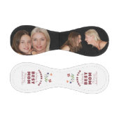 Balle De Baseball Merci Meilleure maman Fleur Mère de Fête Photo (Panneaux)