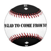 Balle De Baseball Merci Papa (Dos)