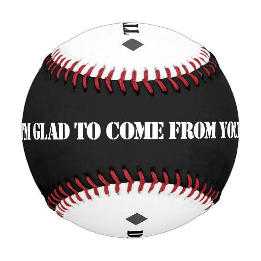 Balle De Baseball Merci Papa (Devant)